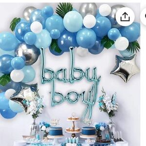 OLA MEMOIRS ⭐️  premium baby shower arch kit for boy